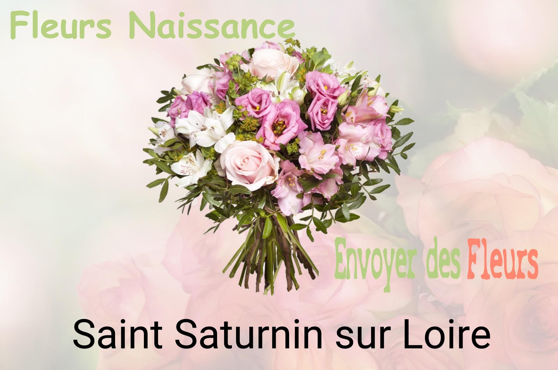 Bouquet de fleurs de naissance livré à Saint-Saturnin-sur-Loire